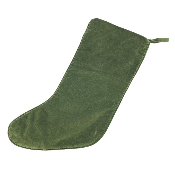 Christmas Stocking  Cross Stitch Angel w Gold Stars Mom Handmade - Picture 3 of 4